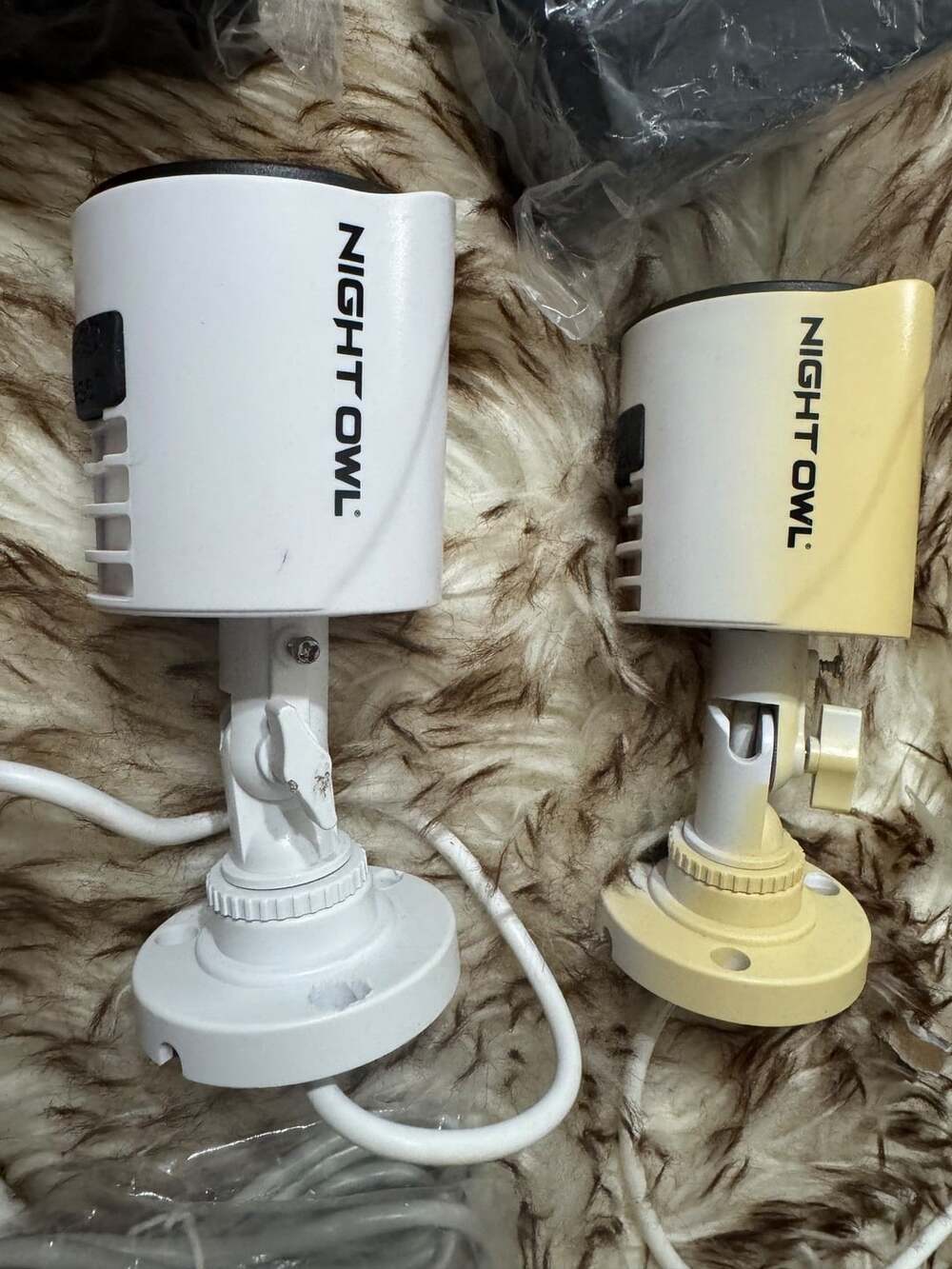 Night Owl Security Camera Set with Antennas and Power Adapters